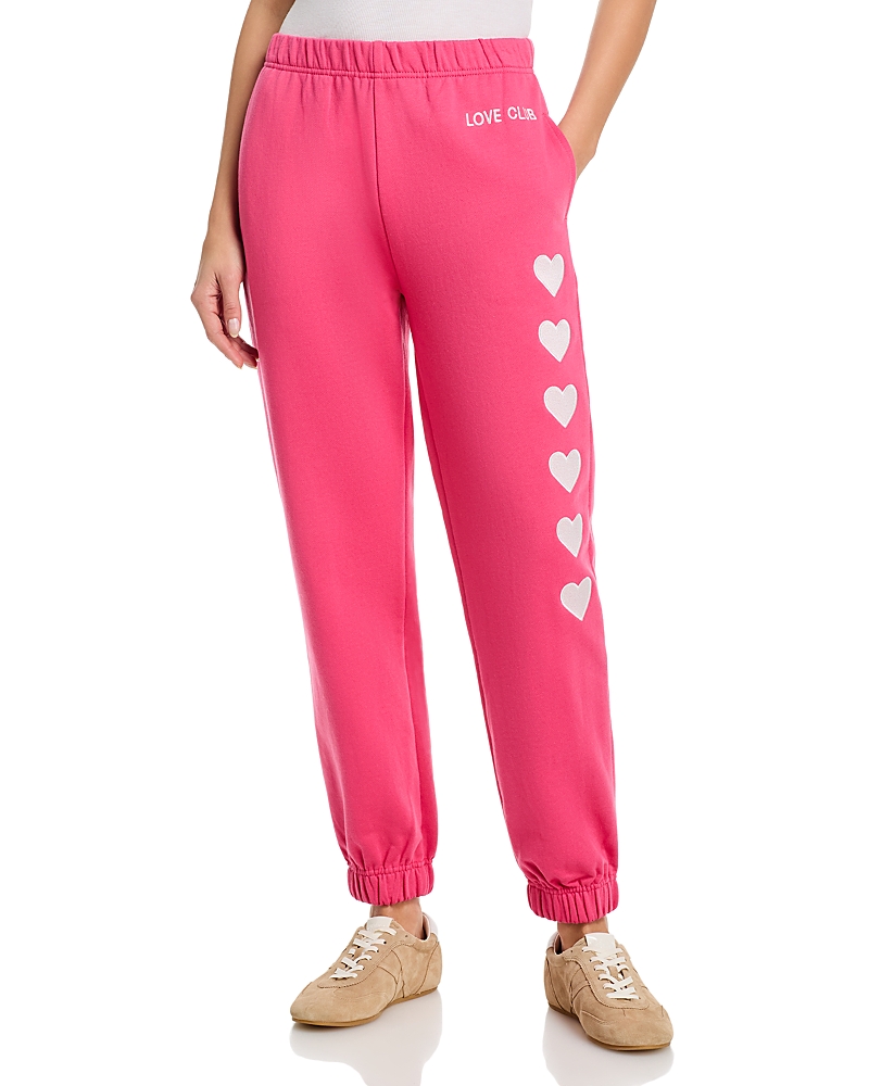 Vintage Havana Heart Embroidered French Terry Joggers