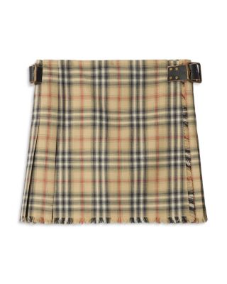 Skye Check Wool Skirt