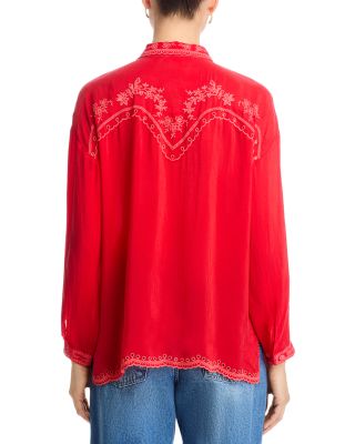 Western Audrey Collared Top