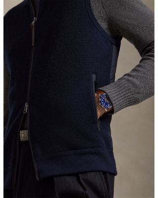 Hybrid Full-Zip Sweater Vest