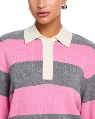 Striped Polo Sweater
