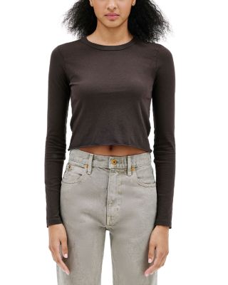 Baby Long Sleeve Cropped Tee