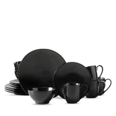 Heirloom Charcoal 16-Piece Dinnerware Set