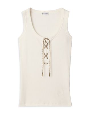 Cleo Check Trim Tank Top