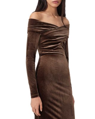 Delta Velvet Midi Dress