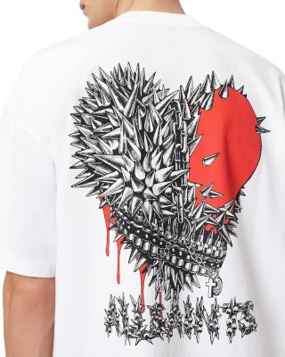 Heart Graphic Oversized Tee