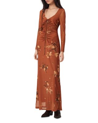 Gabby Long Sleeve Mesh Dress