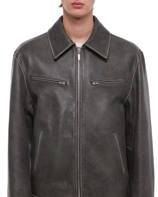 Distressed Leather Jacket