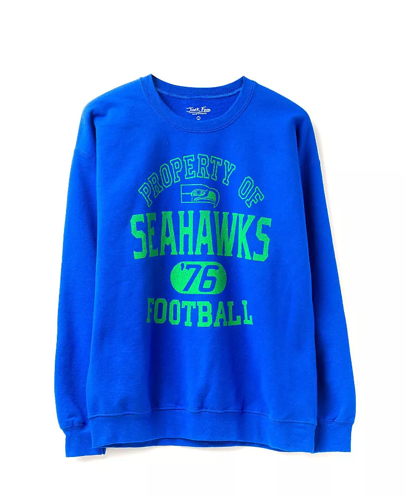 Junk Food Clothing Unisex Nfl Seattle Seahawks Property Flea Market Crew Fleece