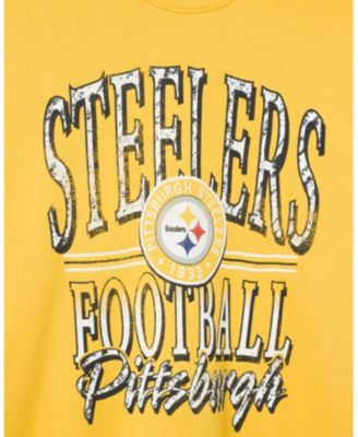  Unisex NFL Pittsburgh Steelers Lateral Crew Fleece