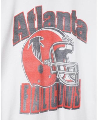  Unisex NFL Atlanta Falcons Throwback Helmet Flea Market Tee