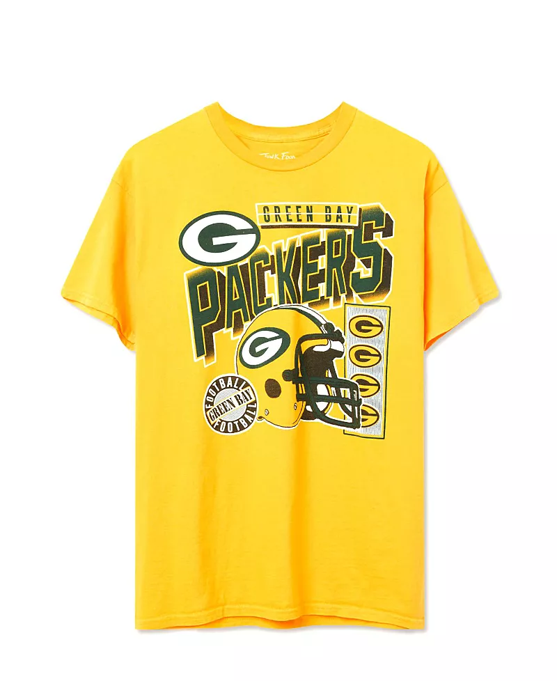 Junk Food Clothing Unisex Nfl Green Bay Packers Checkdown Flea Market Tee