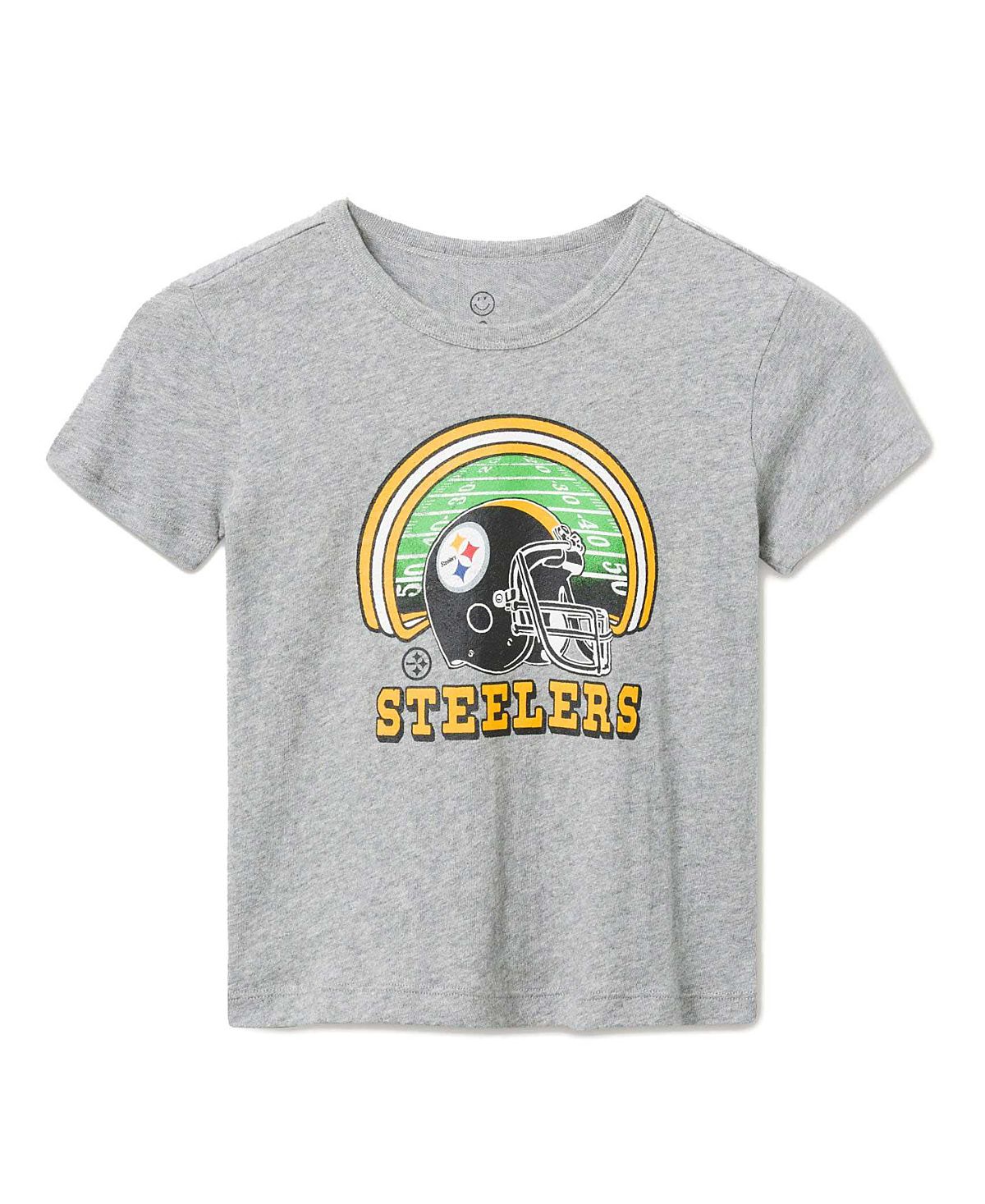 Junk Food Clothing Unisex Nfl Pittsburgh Steelers Game Time Tee - Little Kid, Big Kid