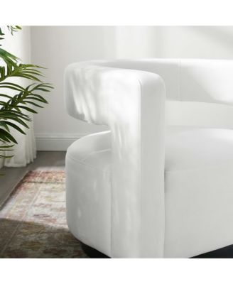  Spin Cutaway Performance Velvet Swivel Armchair