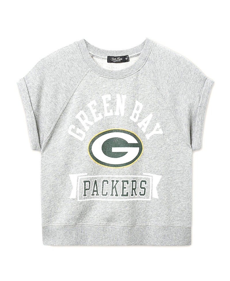 Junk Food Clothing Women's Nfl Green Bay Packers Raglan Fleece Tank
