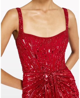 Chrissy Sequin-Embellished Dress