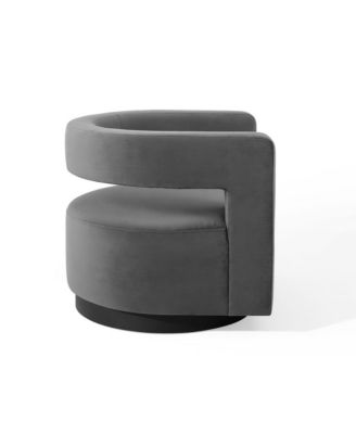  Spin Cutaway Performance Velvet Swivel Armchair