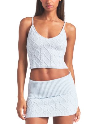 Snow Bunny Cable Knit Tank