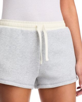 Terry Mix Media Sweat Shorts