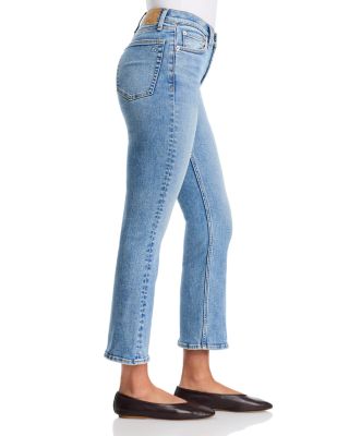 Flexi Peyton Mid Rise Ankle Jeans in Tansy