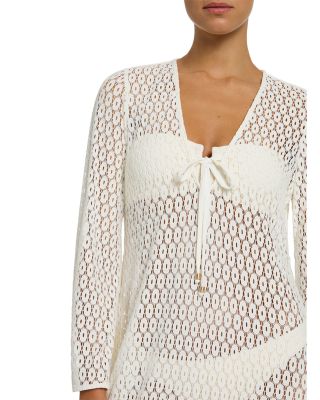 Stretch Lace Maxi Kaftan Cover Up