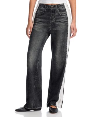 Miramar Terry High Rise Pull On Jeans in Sport