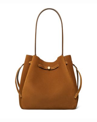 Romy Large Suede Hobo Bag