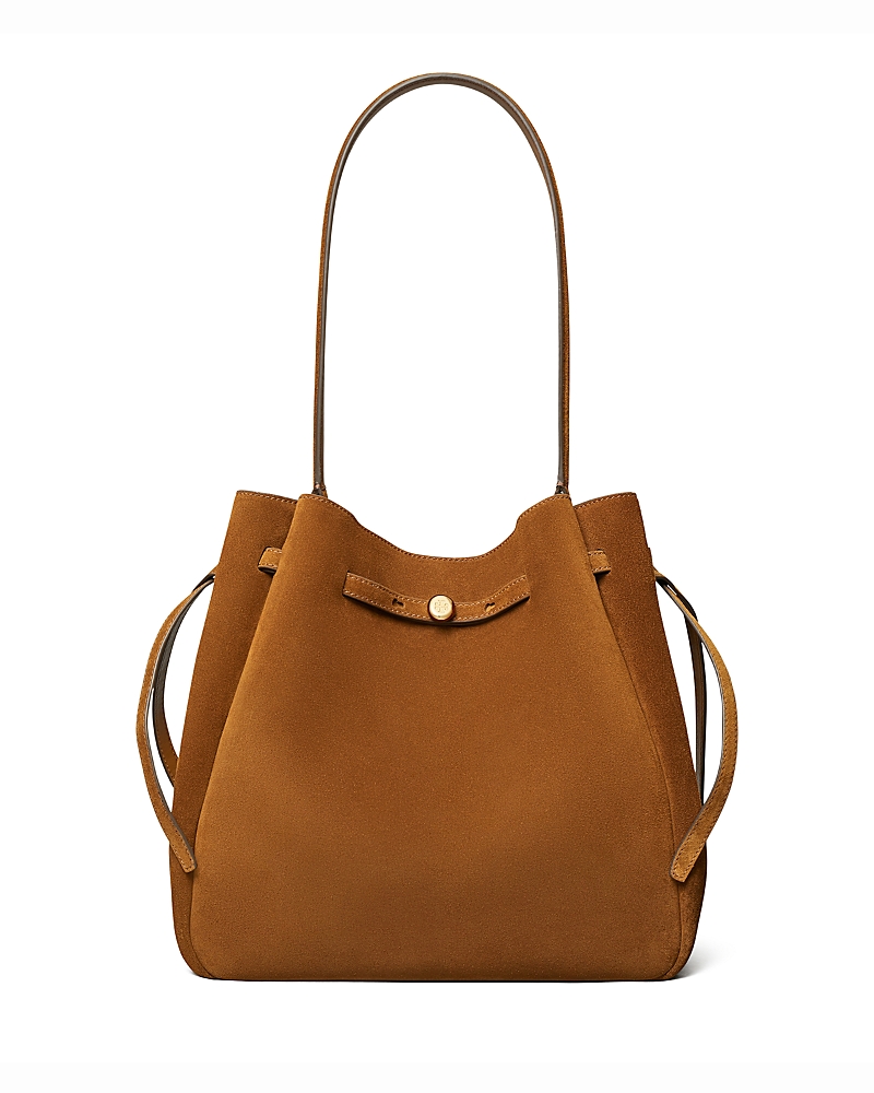 Tory Burch Romy Large Suede Hobo Bag