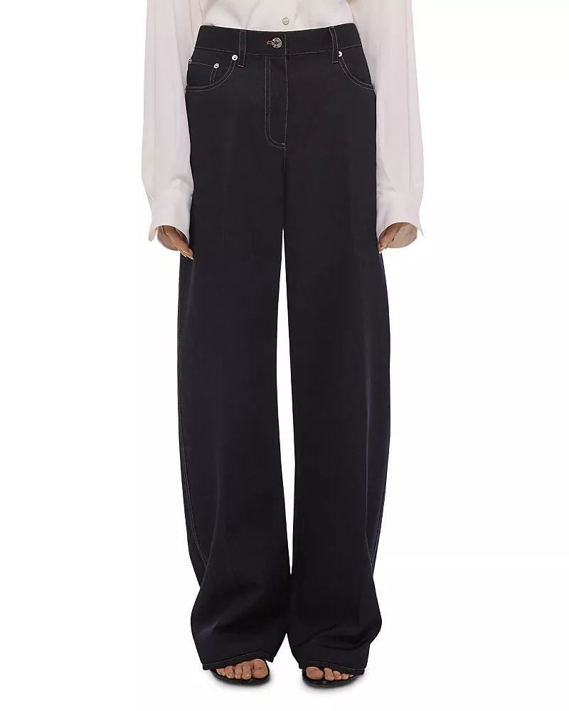 Helmut Lang Relaxed Bootcut Gab Pants