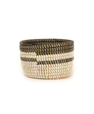 Catch All and Planter Stripe Basket, 5.5"