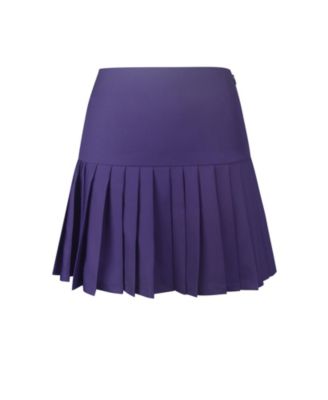 Skylar Pleated A-Line Mini Skirt
