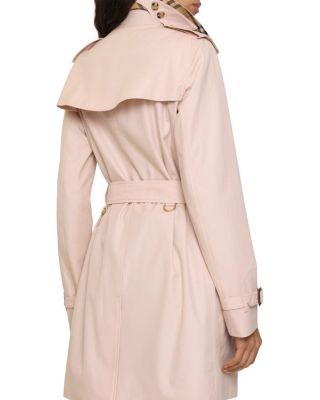 Short Tropical Gabardine Kensington Trench Coat