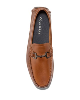 Men's Hutchison Grand Brown Leather Driving Loafers