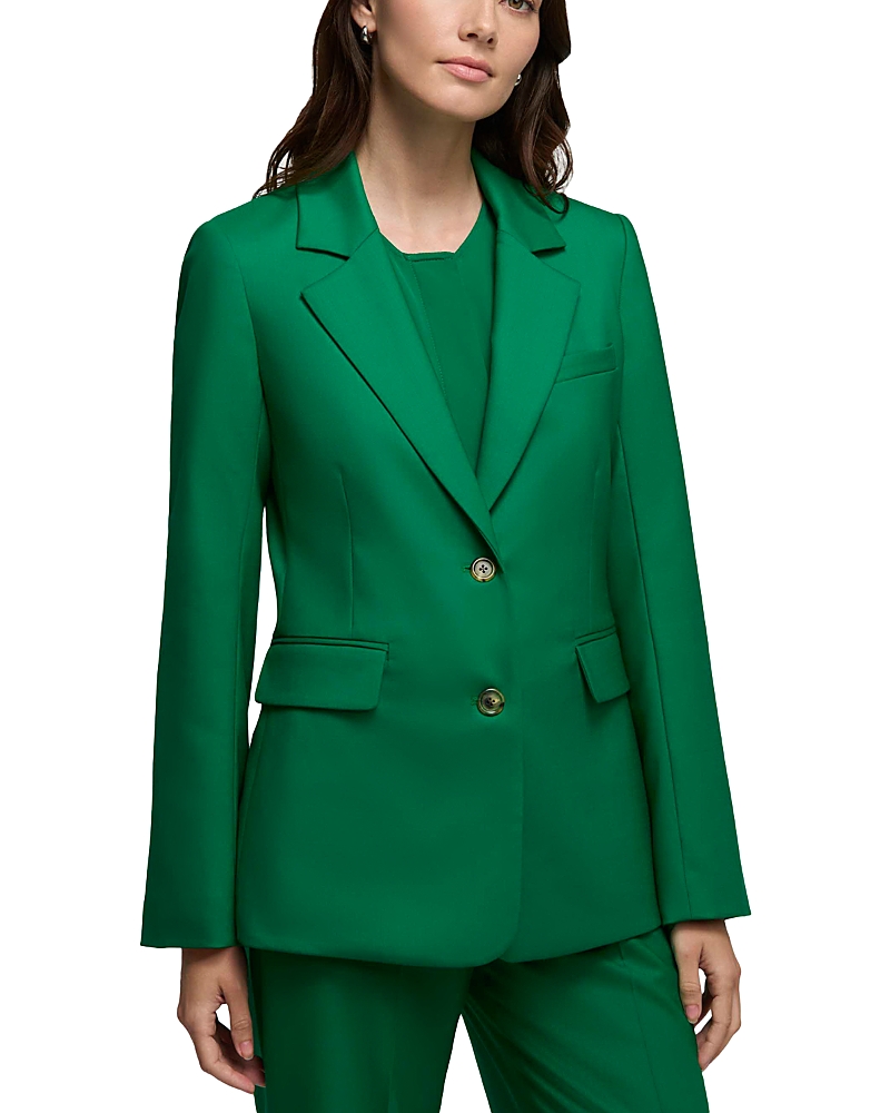 Argent Notch Lapel Two Button Blazer