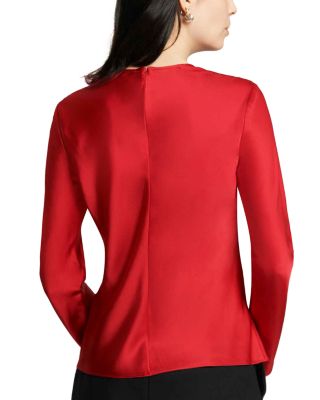 Silk Long Sleeve Top