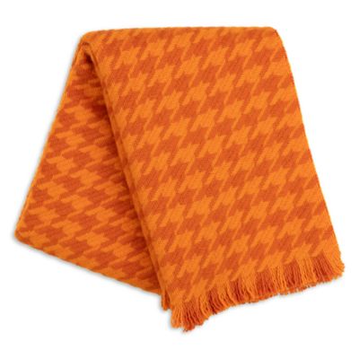 Houndstooth Naturally Weighted Wool Throw