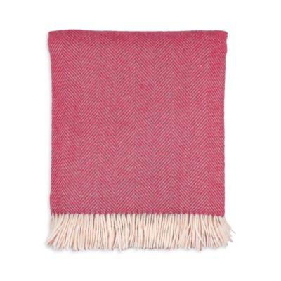 Herringbone Merino Wool Throw 