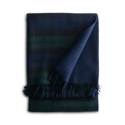 Tartan Reversible Double Merino Wool Throw