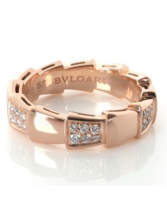 Serpenti Viper 18k Rose Gold Ring