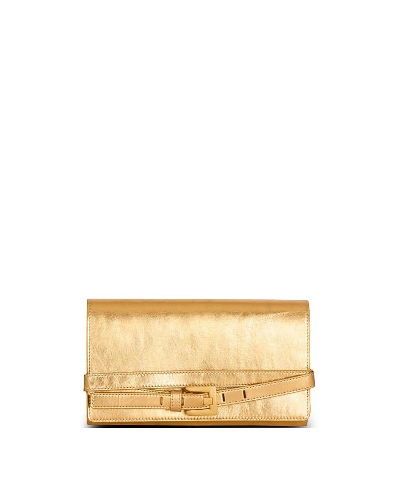 Balmain Shuffle Wallet in Lame Leather