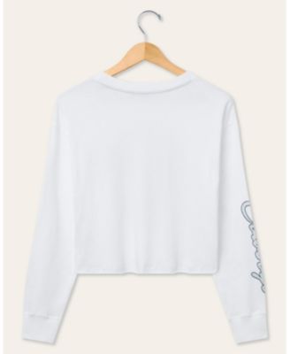  Women's NFL Dallas Cowboys Helmet Crop Fleece