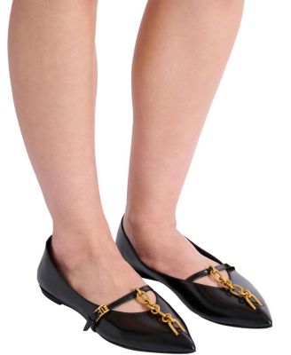  Women's Shiny Sync Ballet Flats