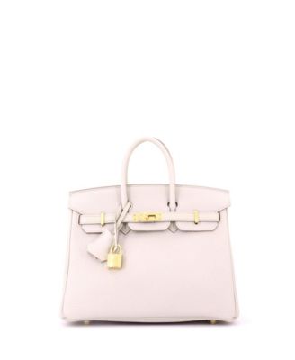 Birkin 25 Handbag Light Togo with Gold Hardware