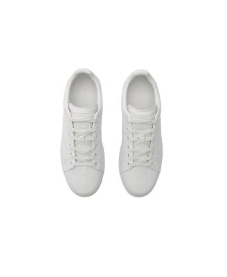  Women's Embossed Check Leather Set Sneakers
