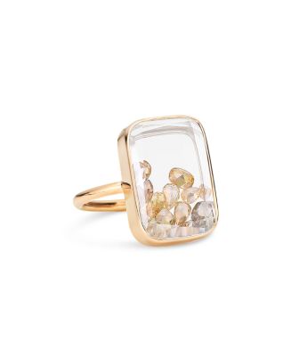 Moritz Glik 18K Yellow Gold Yellow Diamond Shaker Ring | Bloomingdale's