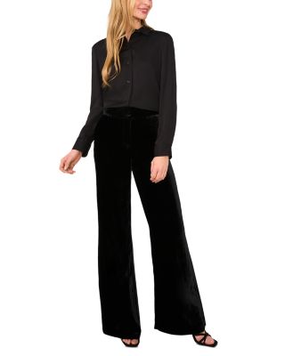 Velva Velvet Wide Leg Pants