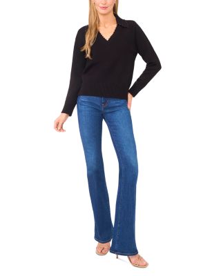 Meliora Collared V Neck Top