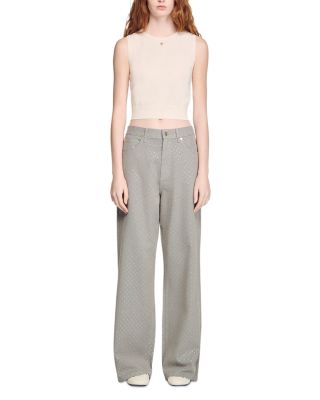 Sleeveless Cropped Top