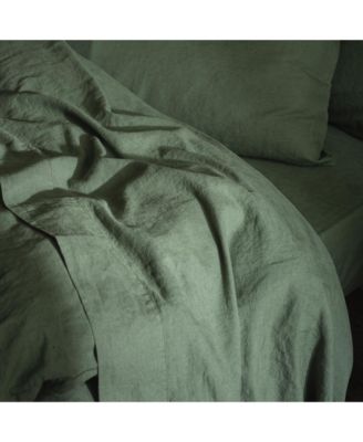 Linen Blend Flat Sheet, King
