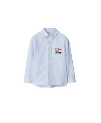 Boys' Striped Cotton Oxford Shirt - Little Kid, Big Kid